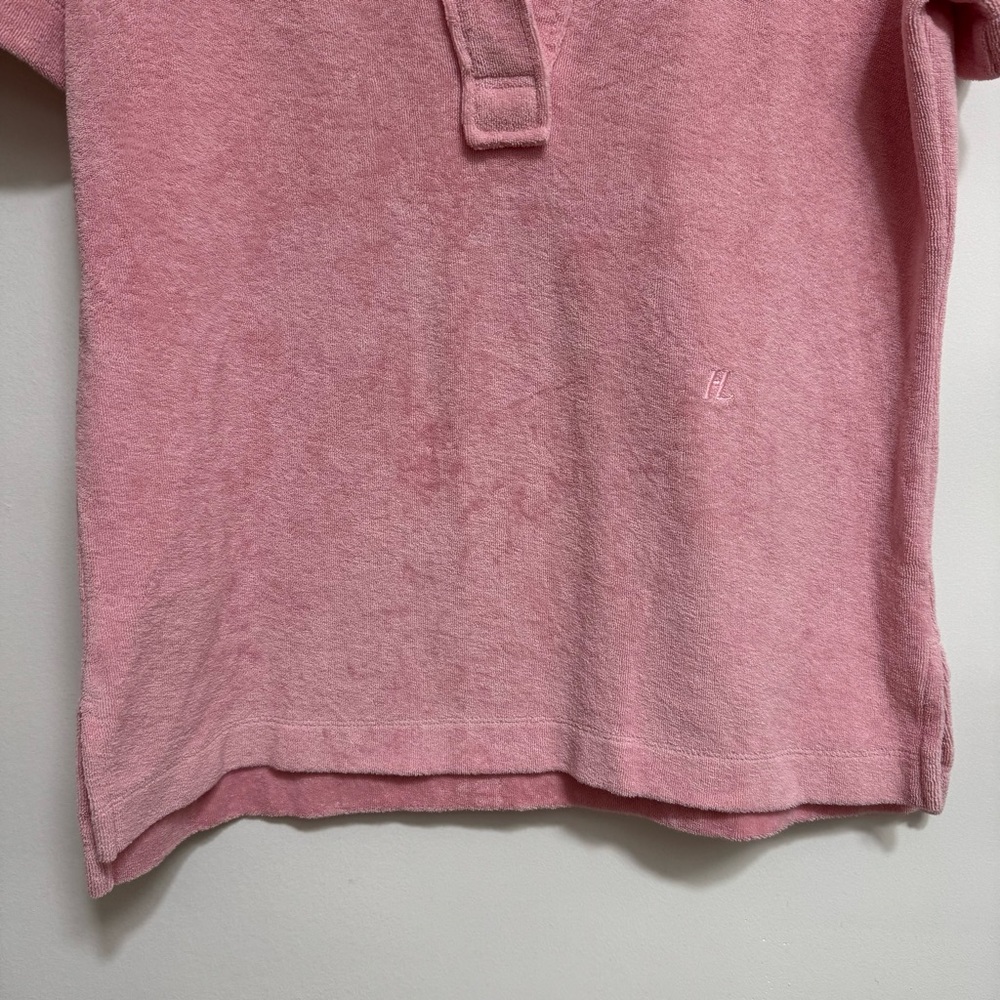 Helmet Lang Towel Terry Polo Shirt - Picture 5 of 12